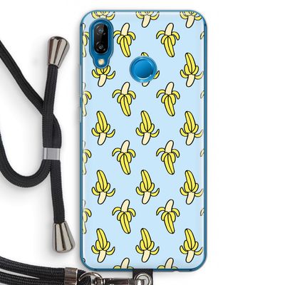 Bananas: Huawei P20 Lite Transparant Hoesje met koord