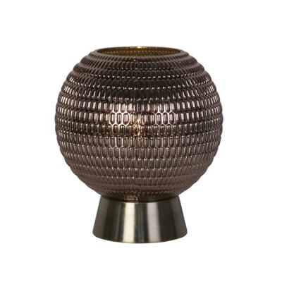 Searchlight TafellampjeMila bruin glas - 67008AB