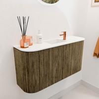 Toiletmeubel Mondiaz Joya | 83.2 cm | Meubelkleur Dusk | Faye wastafel Talc Midden | 1 kraangat Toiletmeubel Mondiaz Joya | 83.2 cm | Meubelkleur Dusk | Faye wastafel Talc Midden | 1 kraangat