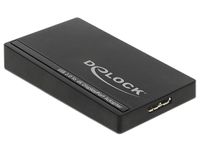 DeLOCK 62581 USB grafische adapter 3840 x 2160 Pixels Zwart - thumbnail