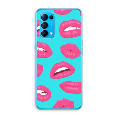 Bite my lip: Oppo Find X3 Lite Transparant Hoesje