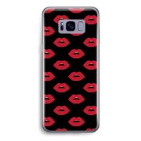 Lips: Samsung Galaxy S8 Transparant Hoesje