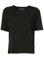 Osklen t-shirt à détail de fente - Noir