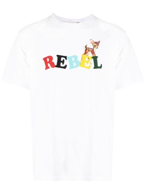 Undercover t-shirt en coton à imprimé graphique - Blanc