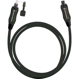 Toslink Digitale audio Aansluitkabel [1x Toslink-stekker (ODT) - 1x Toslink-stekker (ODT)] 4.00 m Zwart Oehlbach OPTO Star Black