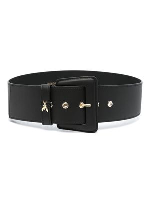 Patrizia Pepe ceinture en cuir à breloque abeille - Noir