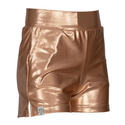 Short Amalia shiny peach