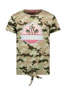 Tygo & Vito Meisjes t-shirt AOP hawaii - Army - thumbnail