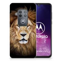 Motorola One Zoom | TPU Hoesje | Leeuw