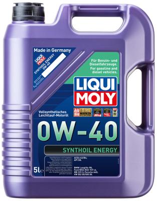 LIQUI MOLY Motoroel synthoil energy lm 0w-40 5 liter