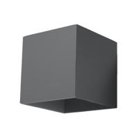 Wandlamp QUAD 1 antraciet