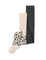 HEMA Kinder Maillots Met Katoen - 2 Paar Grijsmelange (grijsmelange)
