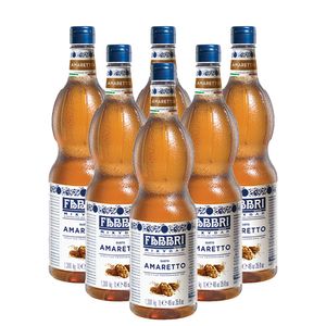 Fabbri - Mixibar Amaretto Siroop - 6x 1ltr