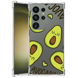 Samsung Galaxy S24 Ultra Stevig Bumper Hoesje Avocado Singing