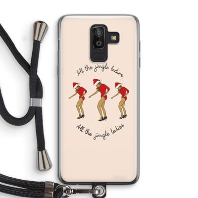 Jingle Ladies: Samsung Galaxy J8 (2018) Transparant Hoesje met koord