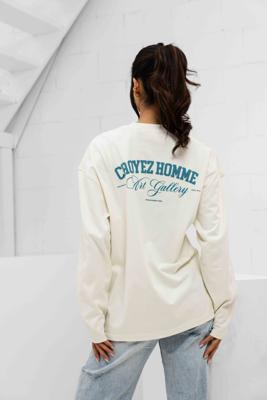 Croyez Art Gallery Longsleeve Dames Gebroken Wit - Maat XS - Kleur: Gebroken Wit | Soccerfanshop