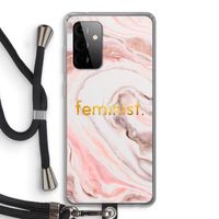 Feminist: Samsung Galaxy A72 5G Transparant Hoesje met koord Feminist: Samsung Galaxy A72 5G Transparant Hoesje met koord