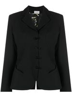 Alaïa Pre-Owned tailleur-jupe à revers crantés - Noir