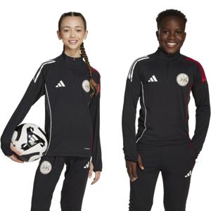 adidas Ajax Trainingstrui 1/4-Zip 2025-2026 Kids Zwart Wit Rood