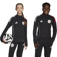 adidas Ajax Trainingstrui 1/4-Zip 2025-2026 Kids Zwart Wit Rood