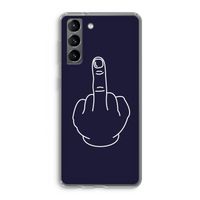 F**k U: Samsung Galaxy S21 Transparant Hoesje