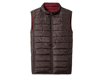 esmara Men Heren bodywarmer (bruin/rood, XL)