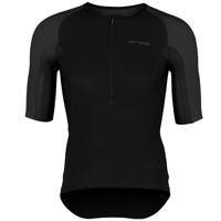 Orca Athlex Sleeved tri top korte mouw zwart/zilver heren L