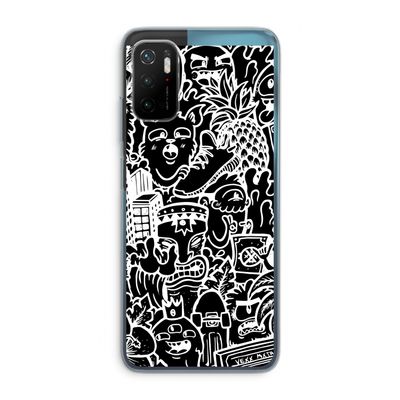 Vexx Black Mixtape: Xiaomi Poco M3 Pro 5G Transparant Hoesje