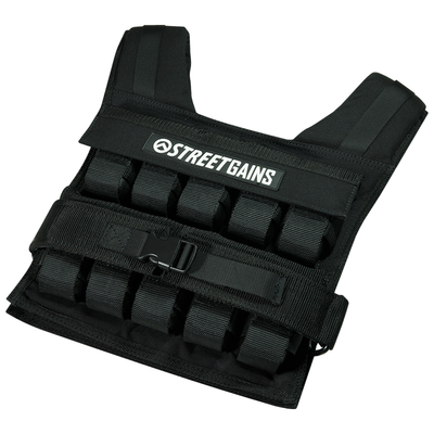 Gewichtsvest 20KG Zwart - Inclusief Gewichten | StreetGains®