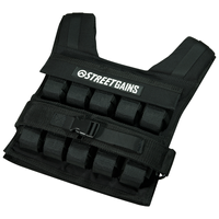 Gewichtsvest 20KG Zwart | StreetGains®