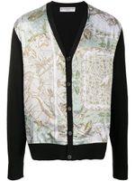 Givenchy cardigan à imprimé Atlantis - Noir