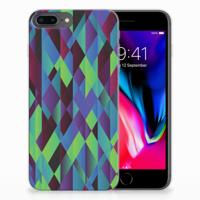 Apple iPhone 7 Plus | 8 Plus | TPU Hoesje | Abstract Green Blue