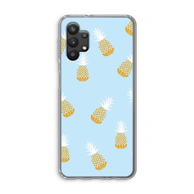 Ananasjes: Samsung Galaxy A32 5G Transparant Hoesje