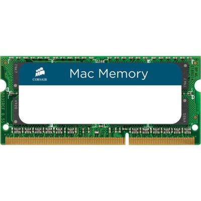 Corsair Mac Memory Werkgeheugenset voor laptop DDR3 16 GB 2 x 8 GB Non-ECC 1333 MHz 240-pins DIMM CL9 9-9-24 CMSA16GX3M2A1333C9