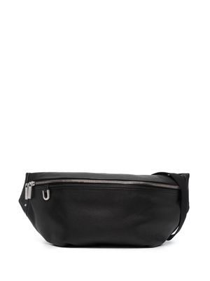 Rick Owens sac banane Luxor en cuir - Noir