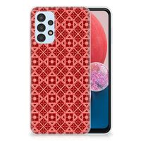 Samsung Galaxy A13 4G TPU bumper Batik Rood - thumbnail