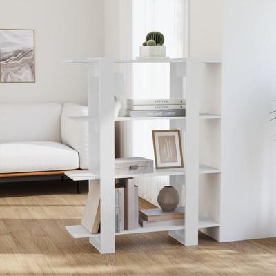 Boekenkast/kamerscherm 100x30x123,5 cm wit