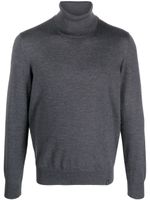 Fay roll-neck wool jumper - Gris