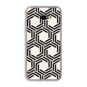 Geometrisch patroon: Samsung Galaxy J4 Plus Transparant Hoesje