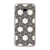 Geometrisch patroon: Samsung Galaxy J4 Plus Transparant Hoesje