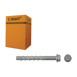 pgb-Europe SMART | Betonschroef S-BSZ 8x45x90 Znlamel | 50 st SM0BSZ0140800903