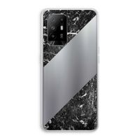 Zwart marmer: Oppo A95 5G Transparant Hoesje