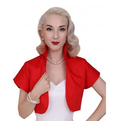 Vivien of Holloway Bolero Red Sateen-L | 22% korting Vivien of Holloway Bolero Red Sateen-L | 22% korting