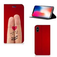 Apple iPhone X | Xs Hippe | Standcase | Liefde - Origineel Romantisch Cadeau