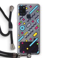 8-bit N°8: Samsung Galaxy A21s Transparant Hoesje met koord
