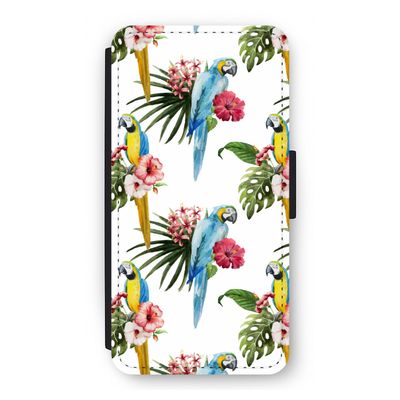 Kleurrijke papegaaien: iPhone 12 Flip Hoesje