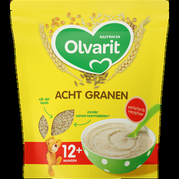 Olvarit 12+ Maanden Acht Granen Babypap 200g bij Jumbo