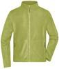 James & Nicholson JN782 Men´s Fleece Jacket - Lime-Green - 3XL