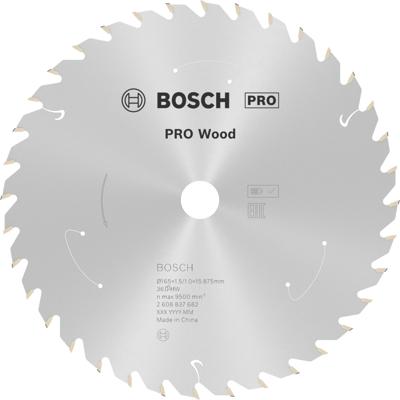 Bosch Accessoires Cirkelzaagblad ACCU Standard for Wood 165x15.875x1.5/1.0x36T - 2608837682