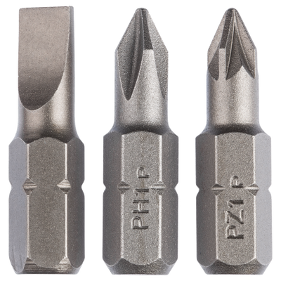 Bosch Accessoires 3-delige schroefbitset standaard | 25 mm (HEX, PH, PZ) - 2609255974